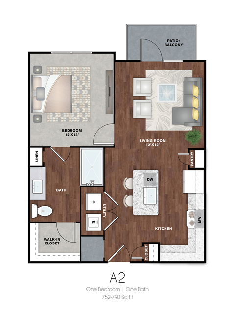 1 bedroom apartments humble